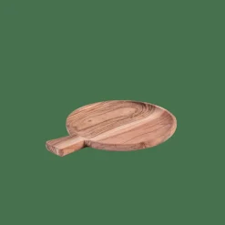 ACACIA CHIC Plato Con Asa Natural|CASA Discount