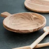 ACACIA CHIC Plato Hondo Con Asa Natural|CASA Online