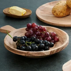 ACACIA CHIC Plato Hondo Con Asa Natural|CASA Online