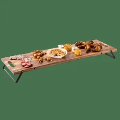 ACACIA LUX Tabla Para Servir Negro, Natural|CASA Clearance