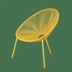 ACAPULCO Silla Lounge Amarillo|CASA Best