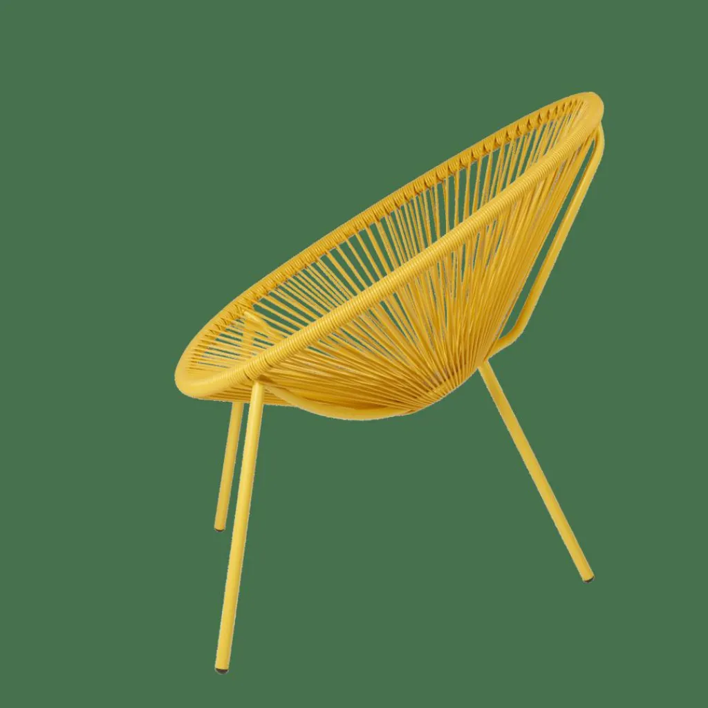 ACAPULCO Silla Lounge Amarillo|CASA Best