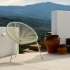 ACAPULCO Silla Lounge Blanco|CASA