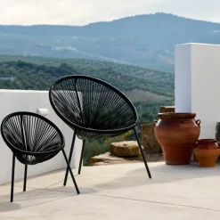 ACAPULCO Silla Para Niños Negro|CASA Hot