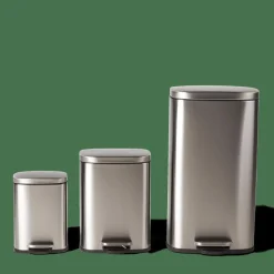 ADELE Cubo Con Pedal 5L Plateado|CASA Outlet