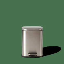 ADELE Cubo Con Pedal 12L Plateado|CASA Online