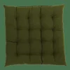 ALDA Cojín De Asiento Verde Oscuro|CASA