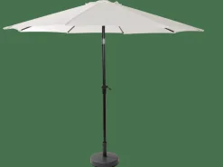 ALU Parasol Sin Pie Blanco|CASA Outlet