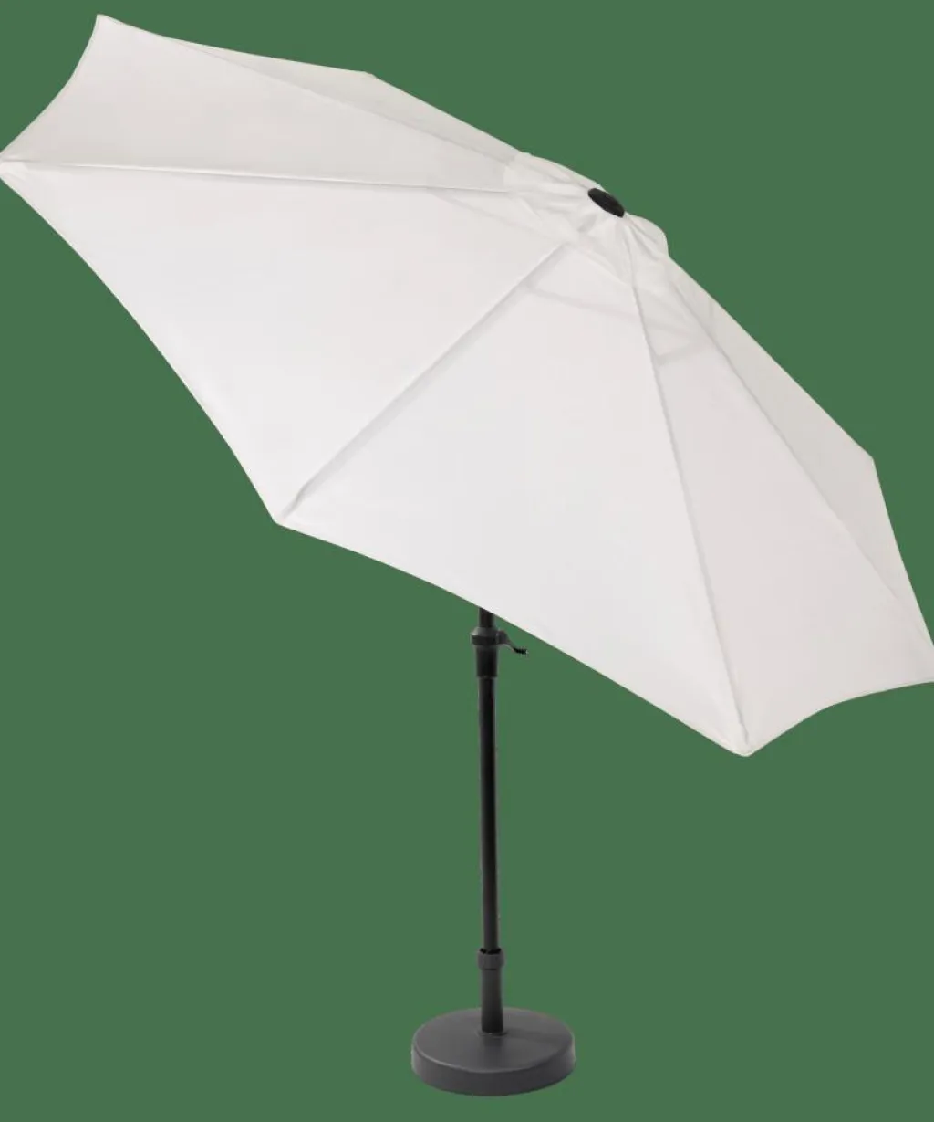 ALU Parasol Sin Pie Blanco|CASA Outlet
