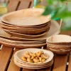 ARECA LEAF Cuencos Juego De 6 Natural|CASA Clearance