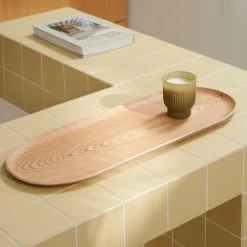 ASH OVAL Bandeja Natural|CASA Online