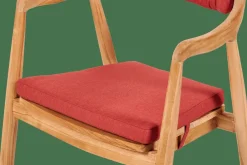 AUGUST Cojín De Asiento Rojo|CASA Outlet