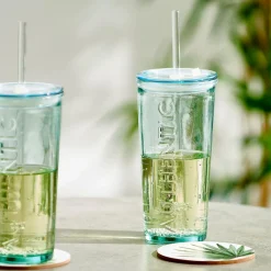AUTHENTIC Vaso Con Pajita Transparente|CASA Hot