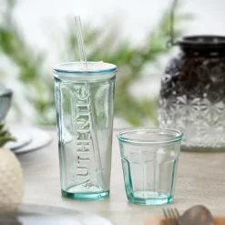 AUTHENTIC Vaso Con Pajita Transparente|CASA Hot