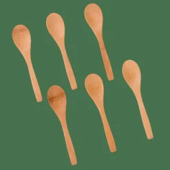 BAMBOO Cucharillas Juego De 6 Natural|CASA New