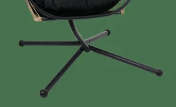 BAZAI Silla Colgante Con Soporte Negro|CASA Best