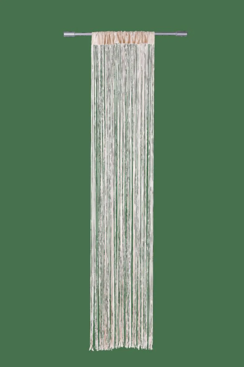 BEIGE Cortina De Flecos Beis|CASA New