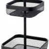 BLACK LUNAR Cesta Ovalada De 2 Piezas Negro|CASA New
