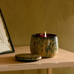 CERAMIC Vela En Tarro Azul|CASA Sale