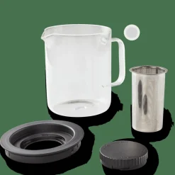 CHAI Tetera 1,5 L Negro, Transparente|CASA Outlet