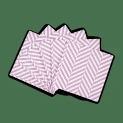 CHEVRON 20 Servilletas Morado|CASA Outlet