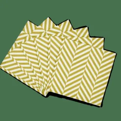 CHEVRON 20 Servilletas Verde|CASA Outlet