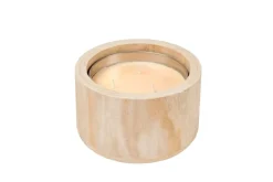 CITRONELLA WOOD Vela De Jardín Beis|CASA Hot