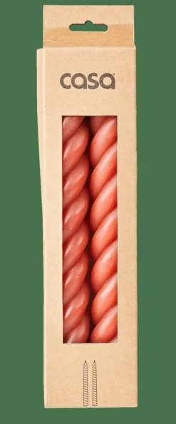 CURL Velas Juego De 2 Rojo|CASA Sale