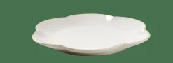 DAHLIA FLOWER Plato Blanco|CASA Outlet