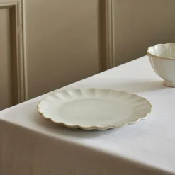 DAHLIA Plato Blanco|CASA Outlet