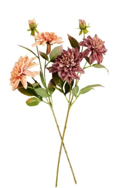 DAHLIA Rama De Flores Melocotón|CASA Discount
