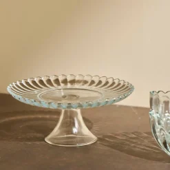 DAHLITA Fuente Para Tarta Transparente|CASA Outlet