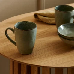EARTH LAGOON Taza Con Asa 30 CL Verde Claro|CASA New