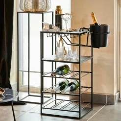 EMILE Botellero Negro|CASA Outlet