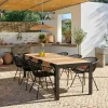 ETHAN & LOIC Conjunto De Jardín Negro|CASA Discount