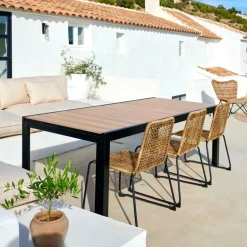 ETHAN Mesa Extensible Negro, Natural|CASA