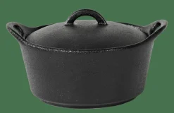 FERO Cazuela Para Horno Con Tapa 40 CL Negro|CASA Best