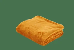 FLANELLA Manta Amarillo Oscuro|CASA Sale