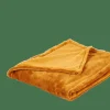 FLANELLA Manta Amarillo Oscuro|CASA Discount