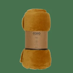 FLANELLA Manta Amarillo Oscuro|CASA Discount