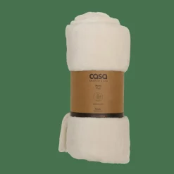 FLANELLA Manta Blanco|CASA
