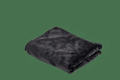 FLANELLA Manta Gris Oscuro|CASA