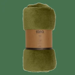 FLANELLA Manta Verde|CASA Outlet