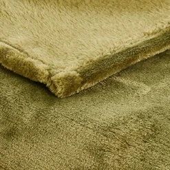 FLANELLA Manta Verde|CASA