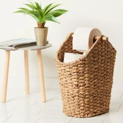 FLORES Soporte Rollos WC Revistero Natural|CASA Hot