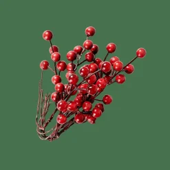 FOAM Bayas Decorativas Juego De 12 Rojo|CASA Best