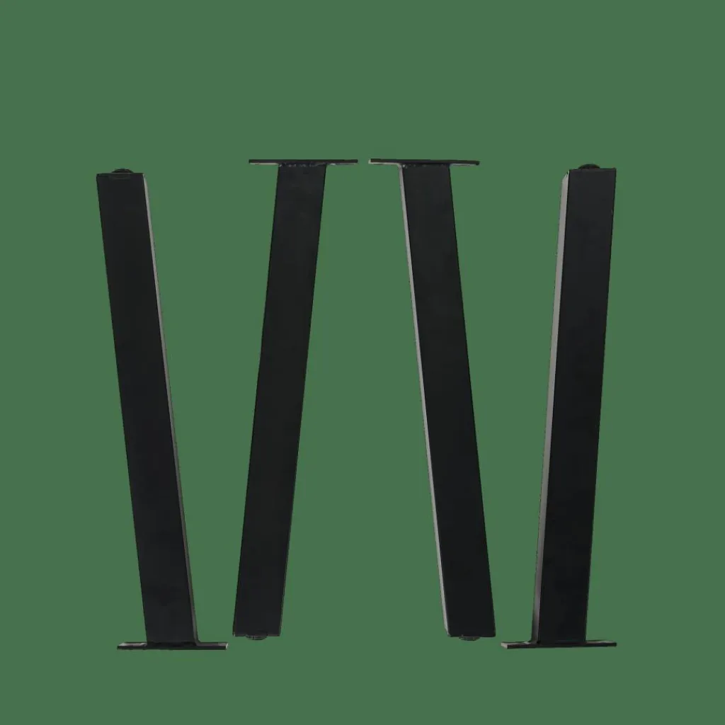 FORMAX Mesa De Jardín Con Patas Negro|CASA New