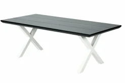 FORMAX Mesa De Jardín Con Patas En X Negro/blanco|CASA Online