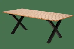 FORMAX Mesa De Jardín Con Patas Natural/negro|CASA New