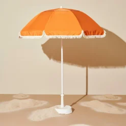 FRANJA Parasol Sin Pie De Sombrilla Naranja|CASA Clearance